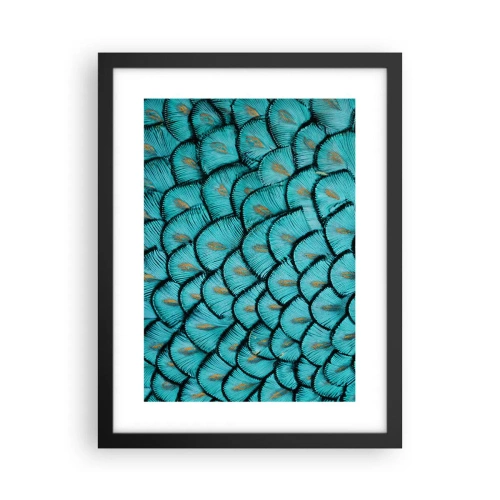 Plakat w czarnej ramie - Wielka gala piór - 30x40 cm