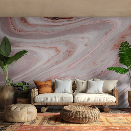 Fototapeta na wymiar Standard Eco - Różowy w płynie - Abstrakcja, Sztuka, Nowoczesny Wzór