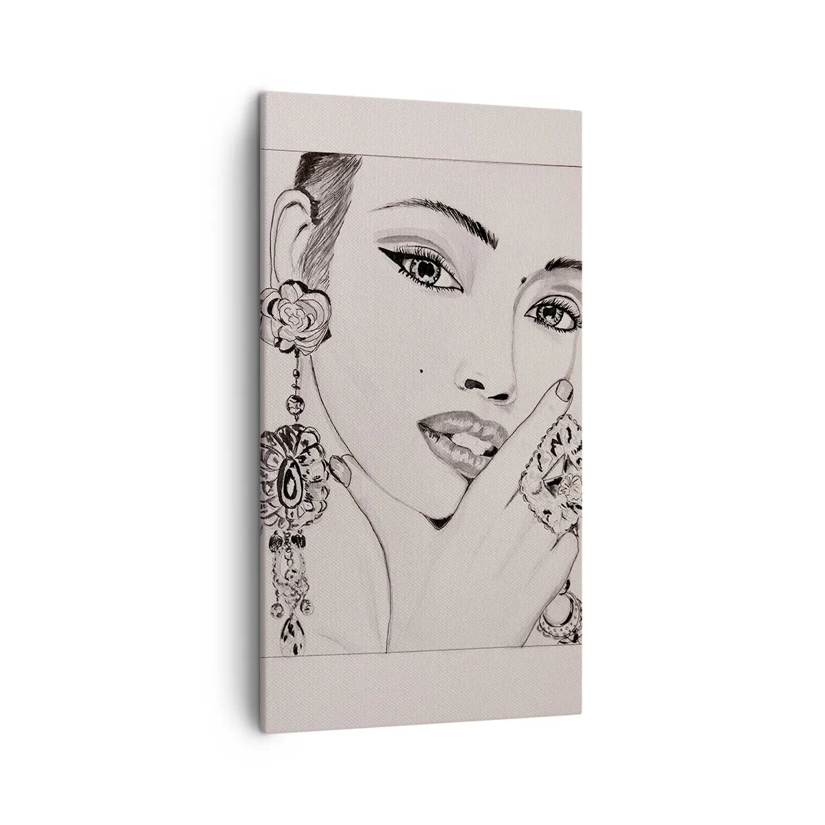 Obraz na płótnie - Najpiękniejszy klejnot - 45x80 cm