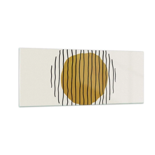 Obraz na szkle - Abstrakcja drżąca od żaru - 100x40 cm