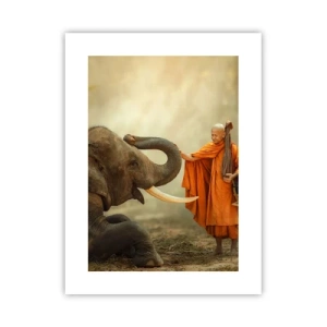 Plakat - Spotkanie w podróży - 30x40 cm