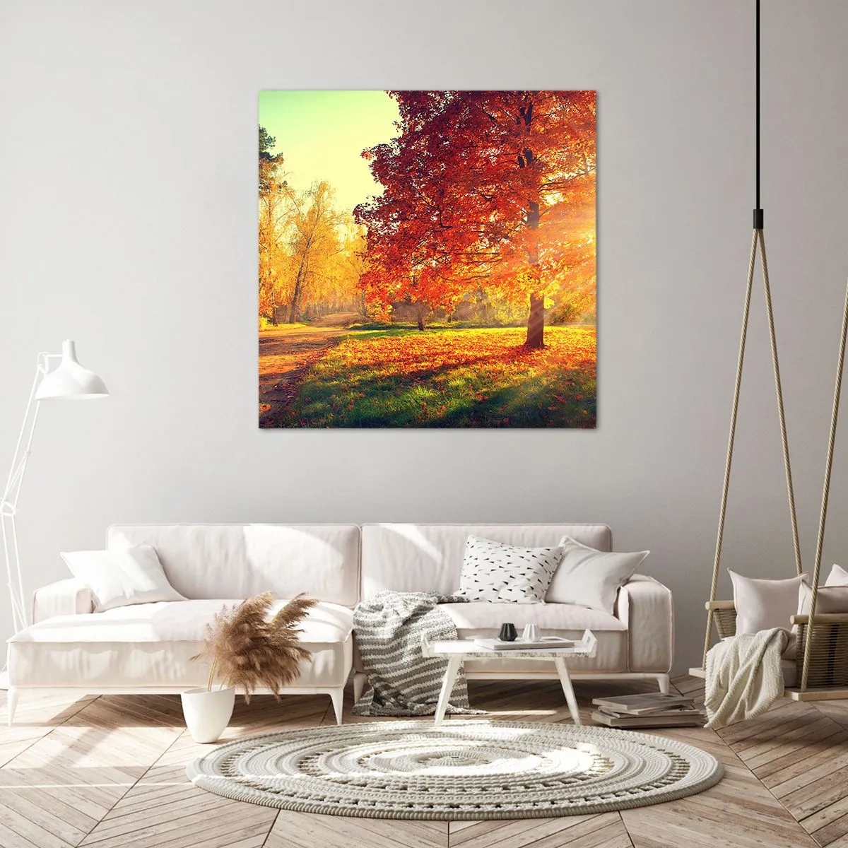 Obraz na płótnie - Rude jest piękne - 70x70 cm