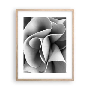 Plakat w ramie jasny dąb - Dzieje się w przestrzeni - 40x50 cm