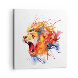 Obraz na płótnie - Wybuchnąć gniewem  - 50x50 cm