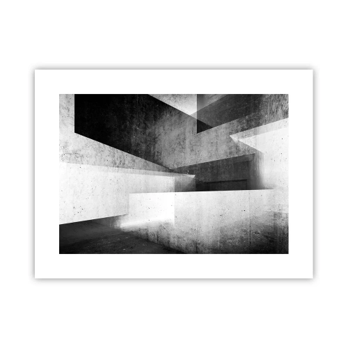 Plakat - Struktura przestrzeni - 40x30 cm