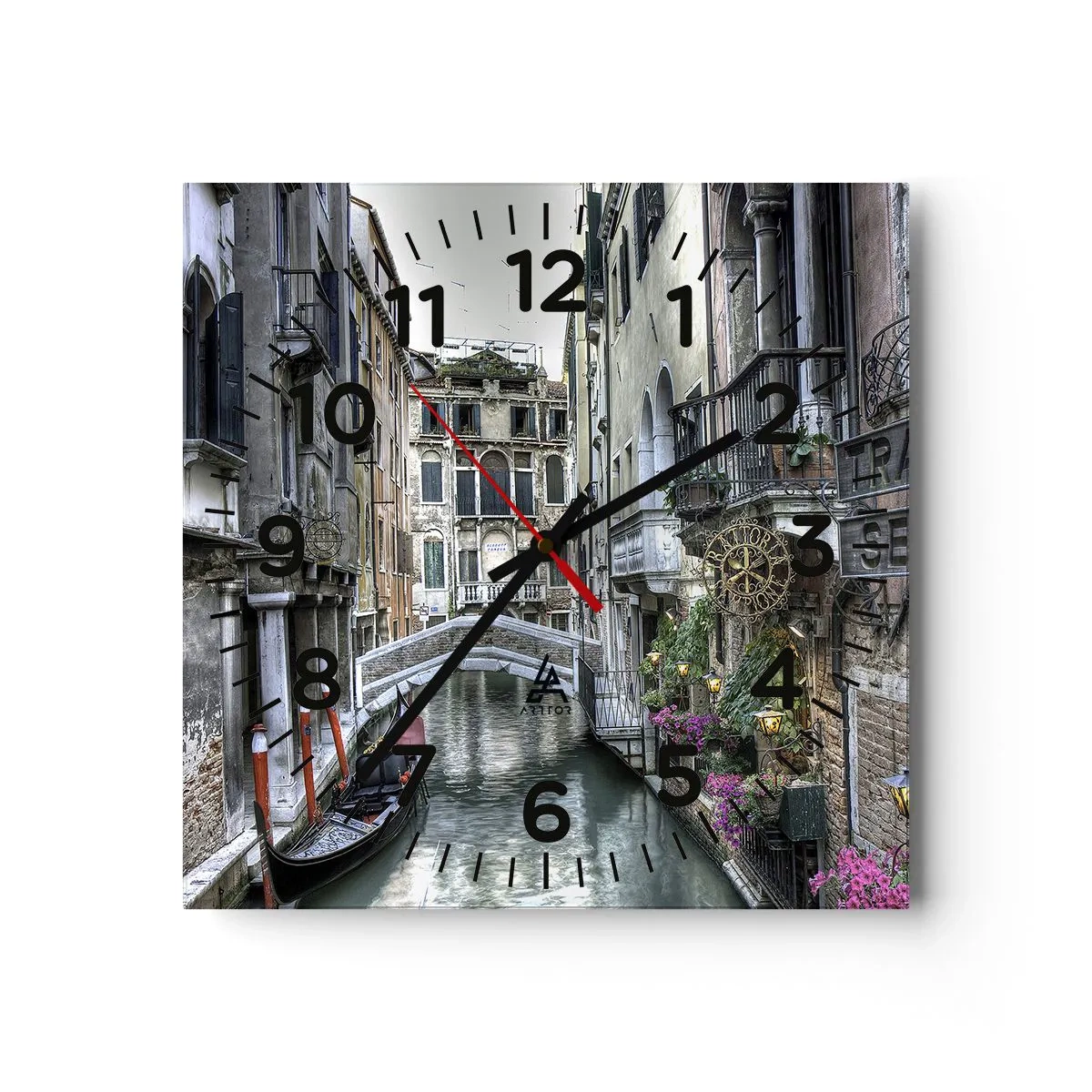 Zegar ścienny - Od wieków w cichej zadumie - 40x40 cm