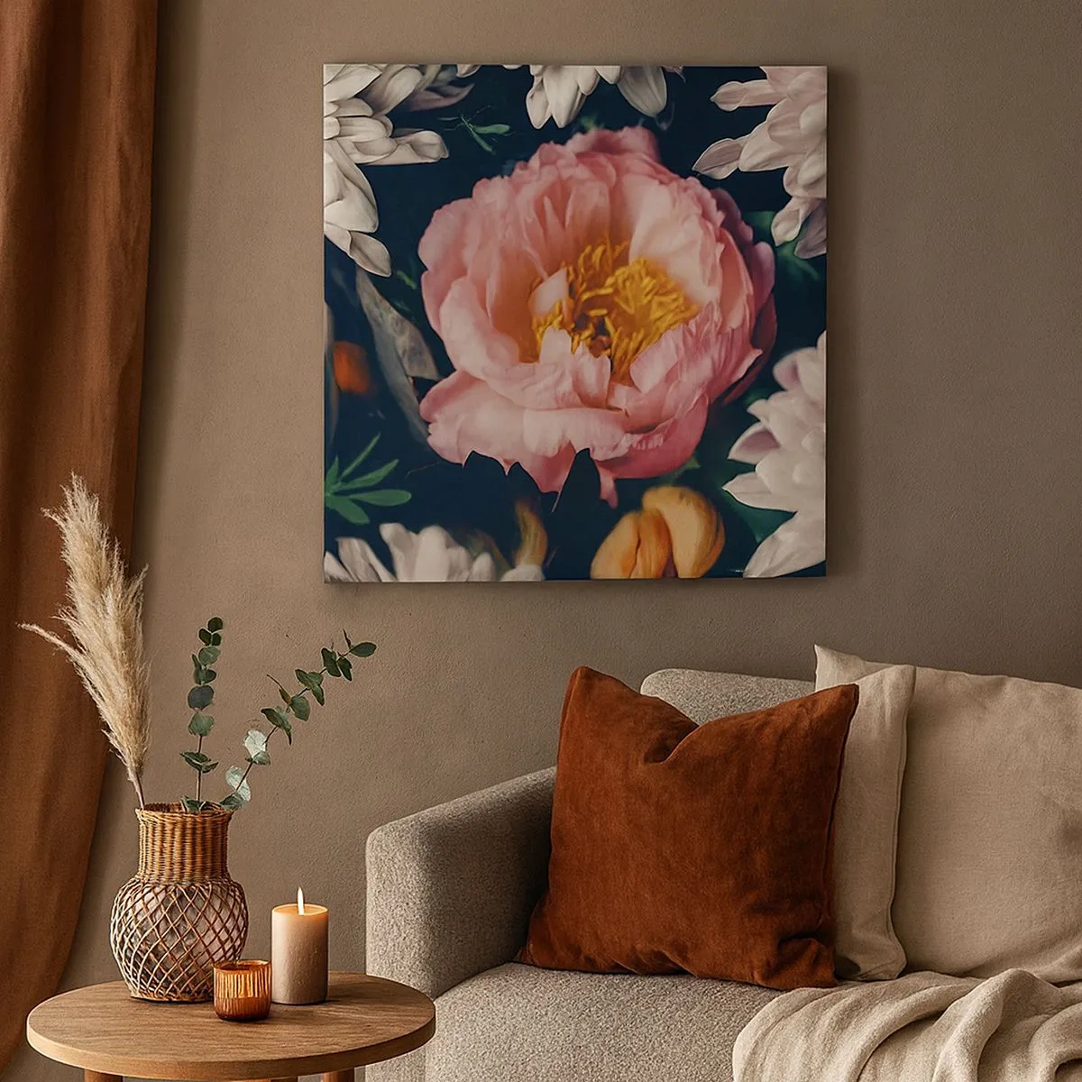 Obraz na płótnie - Z barokowym przepychem - 30x30 cm