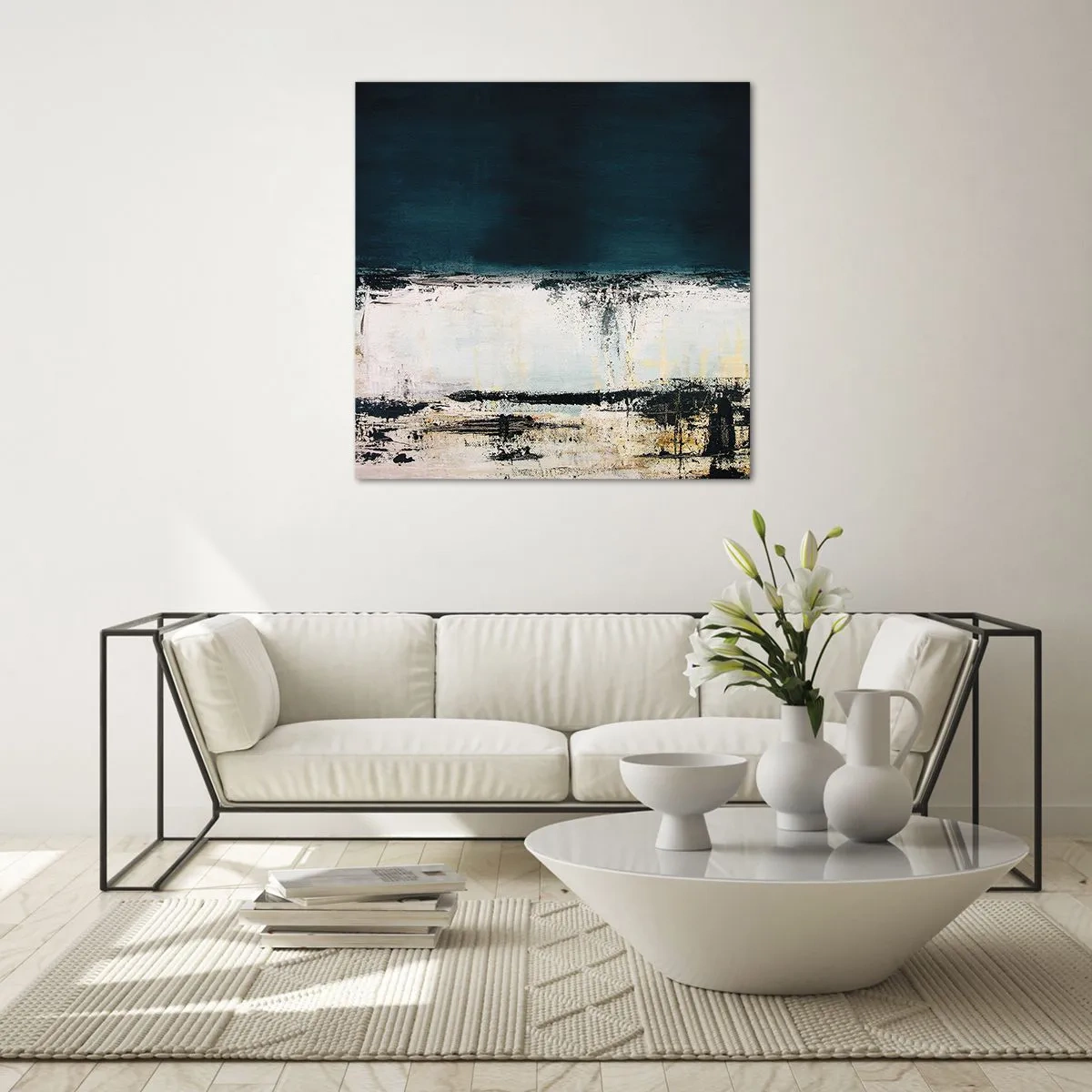 Obraz na szkle - Kompozycja horyzontalna - 30x30 cm