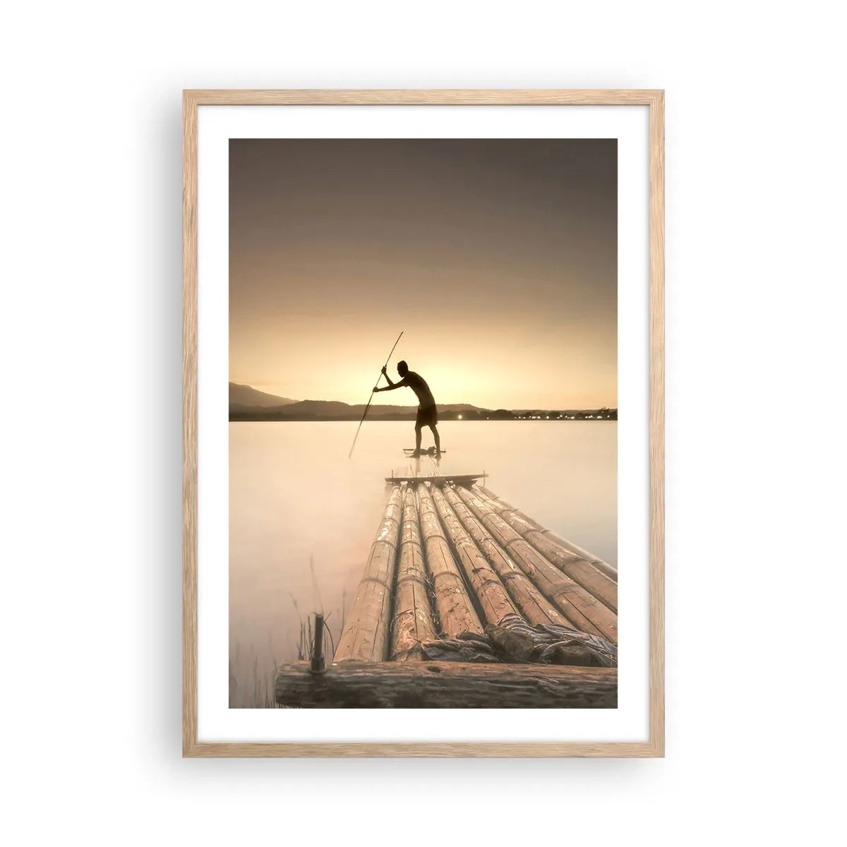 Plakat w ramie jasny dąb - Przed spoczynkiem - 50x70 cm