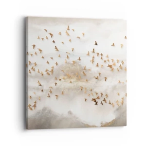 Obraz na płótnie - Już czas… - 40x40 cm