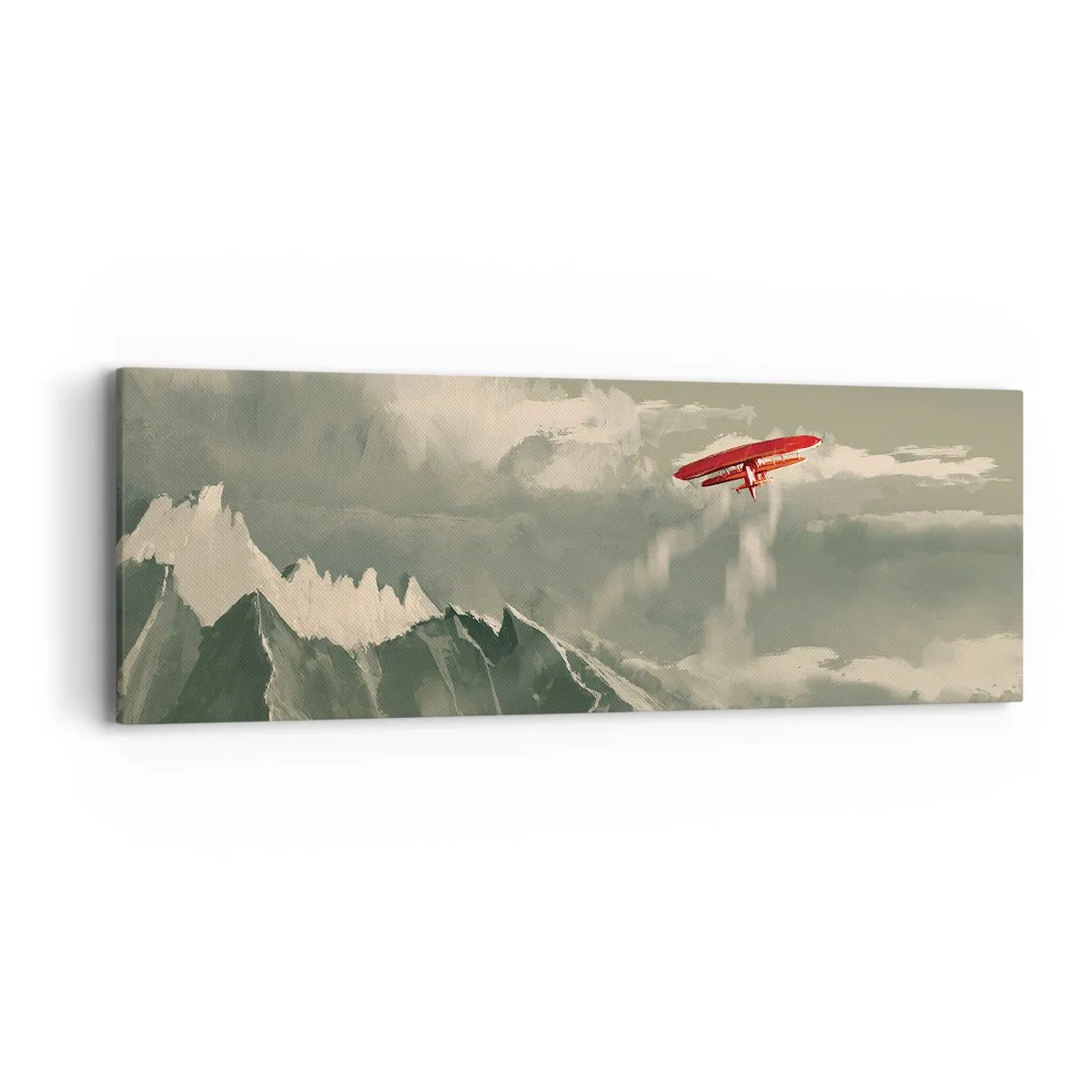 Obraz na płótnie - Nieustraszony pionier - 90x30 cm