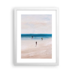 Plakat w białej ramie - Naturalna potrzeba - 30x40 cm