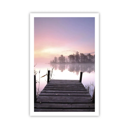 Plakat - Z liliowej mgły... - 61x91 cm