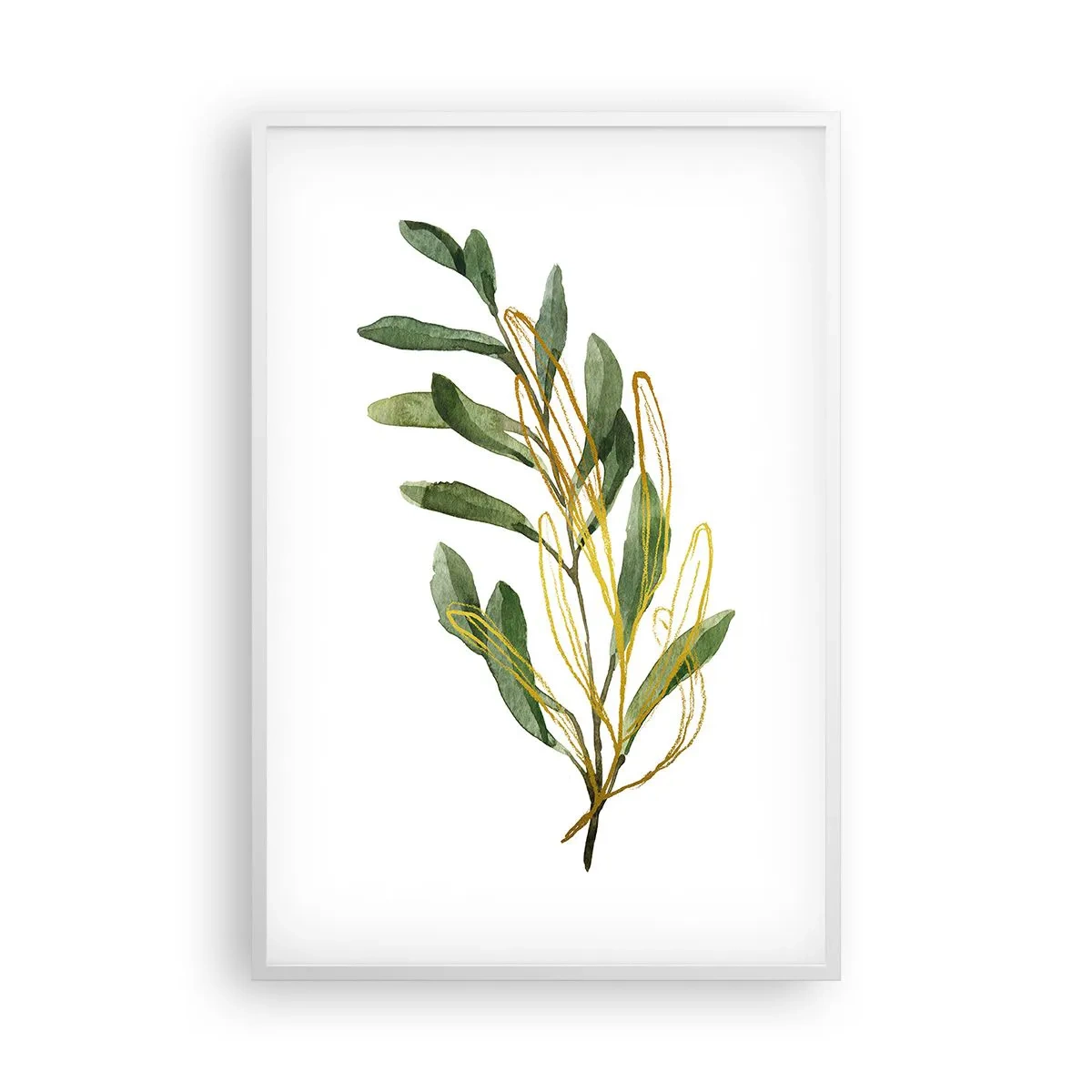 Plakat w białej ramie - Wszystko co dobre - 61x91 cm