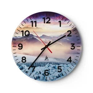 Zegar ścienny - Siła i czystość natury - 30x30 cm