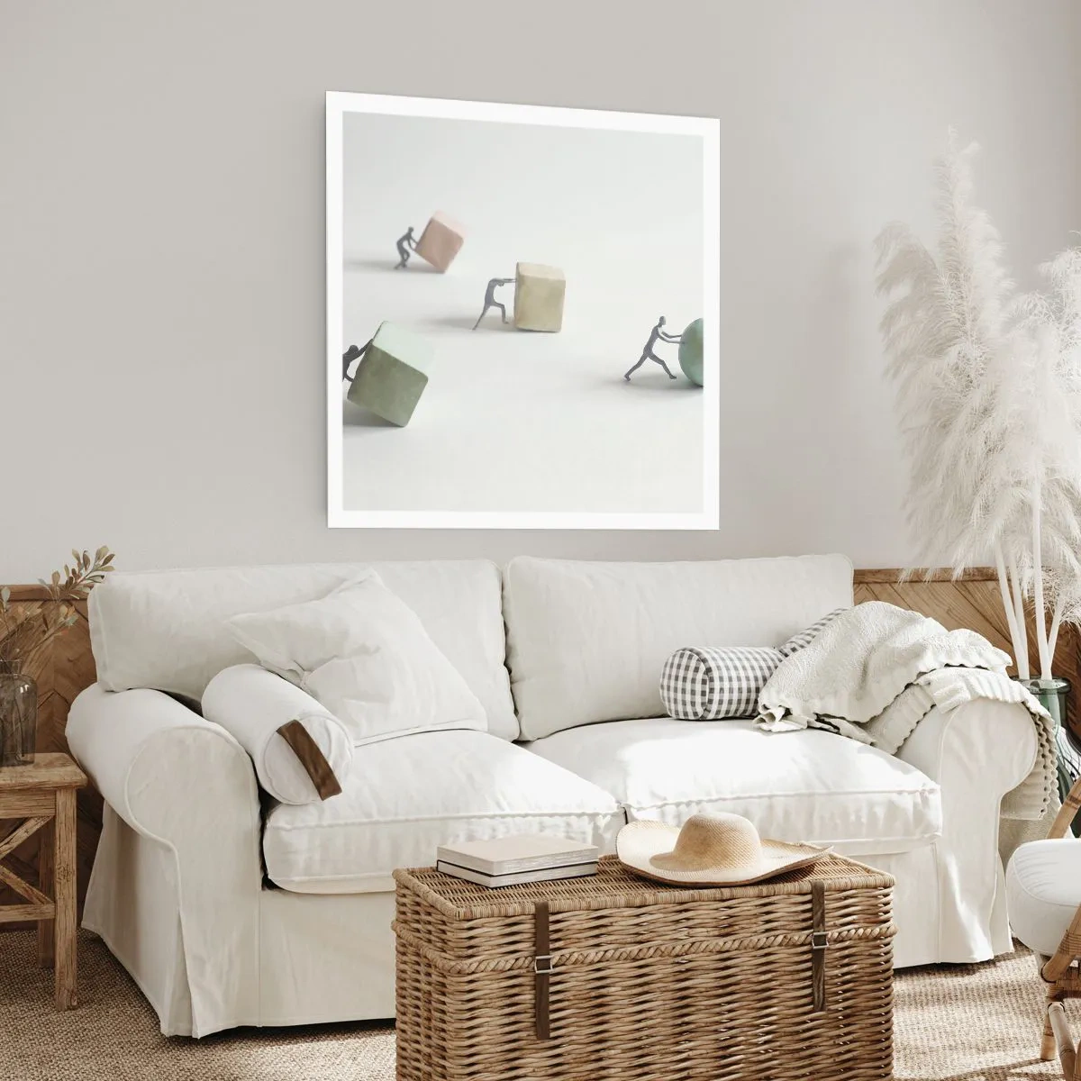 Plakat - Samo życie - 60x60 cm