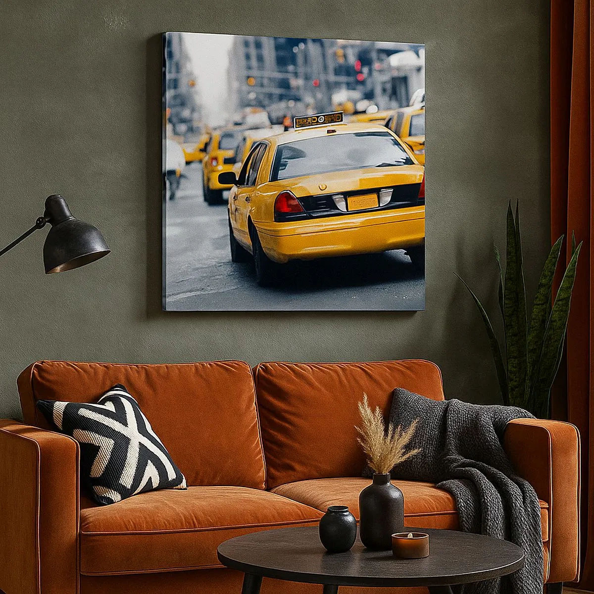 Obraz na płótnie - Tylko w tym mieście - 30x30 cm