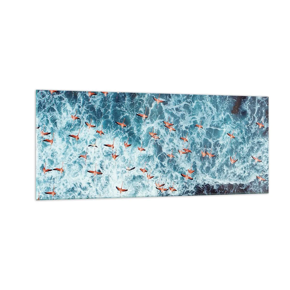 Obraz na szkle - Nadmorska parada - 100x40 cm