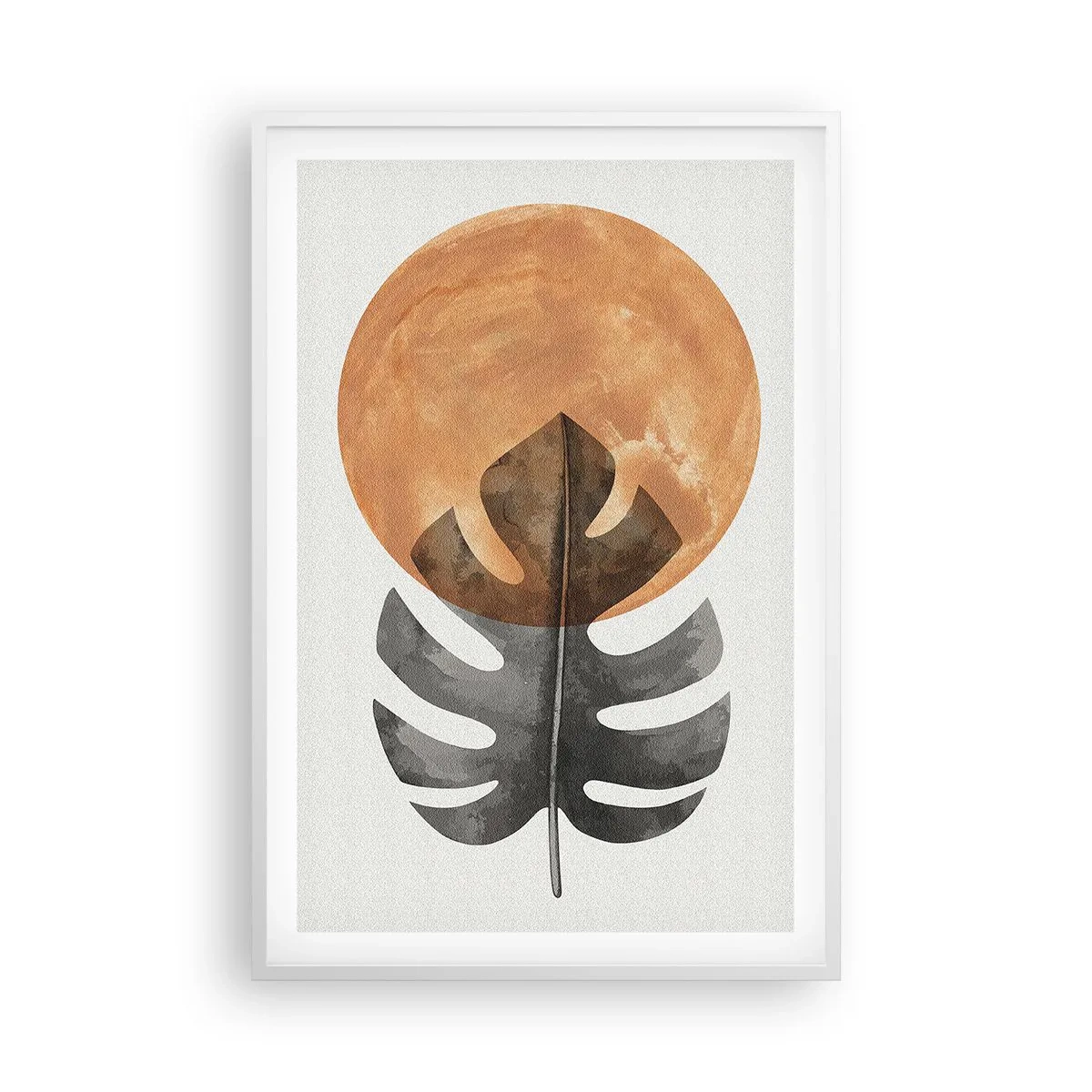 Plakat w białej ramie - Zawsze słońce - 61x91 cm