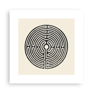 Plakat - Tajemniczy porządek - 30x30 cm