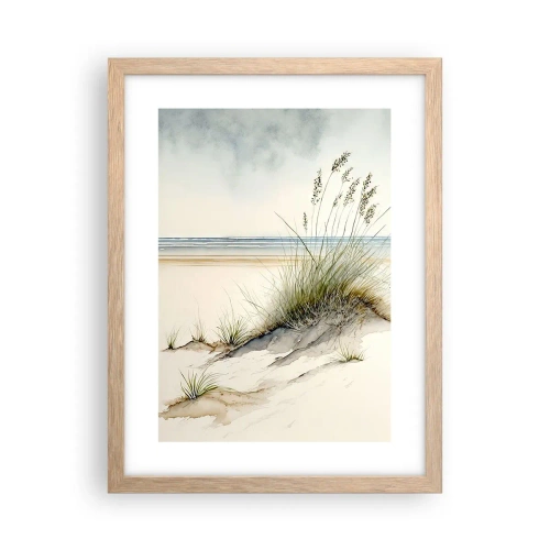 Plakat w ramie jasny dąb - Wypieszczone przez wiatr - 30x40 cm