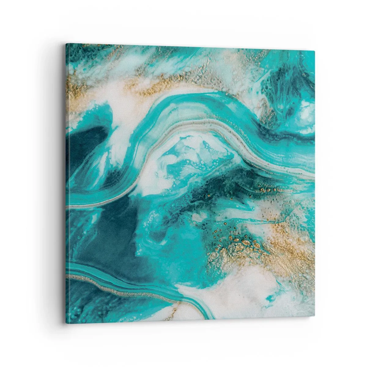 Obraz na płótnie - Rzeka złota - 70x70 cm