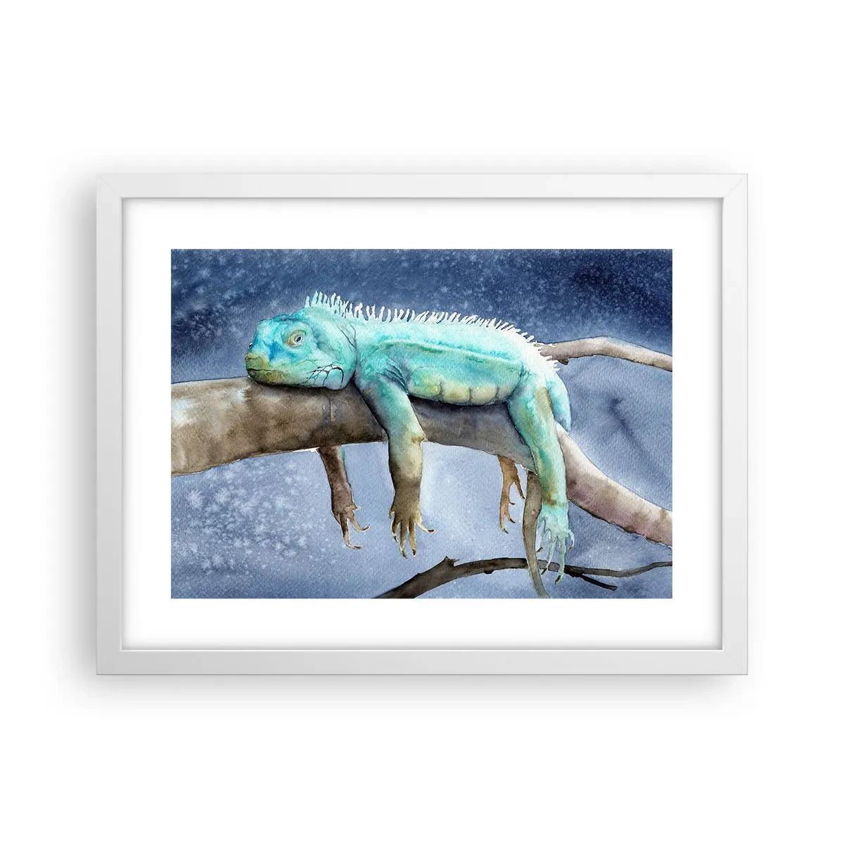 Plakat w białej ramie - Jest dobrze! - 40x30 cm