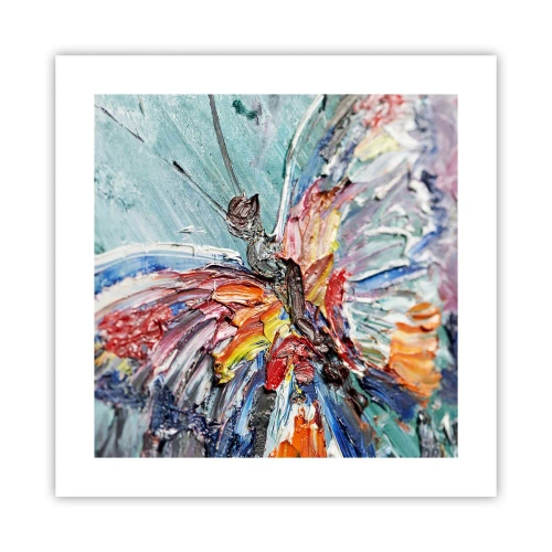 Plakat - Pomalowany przez naturę - 40x40 cm
