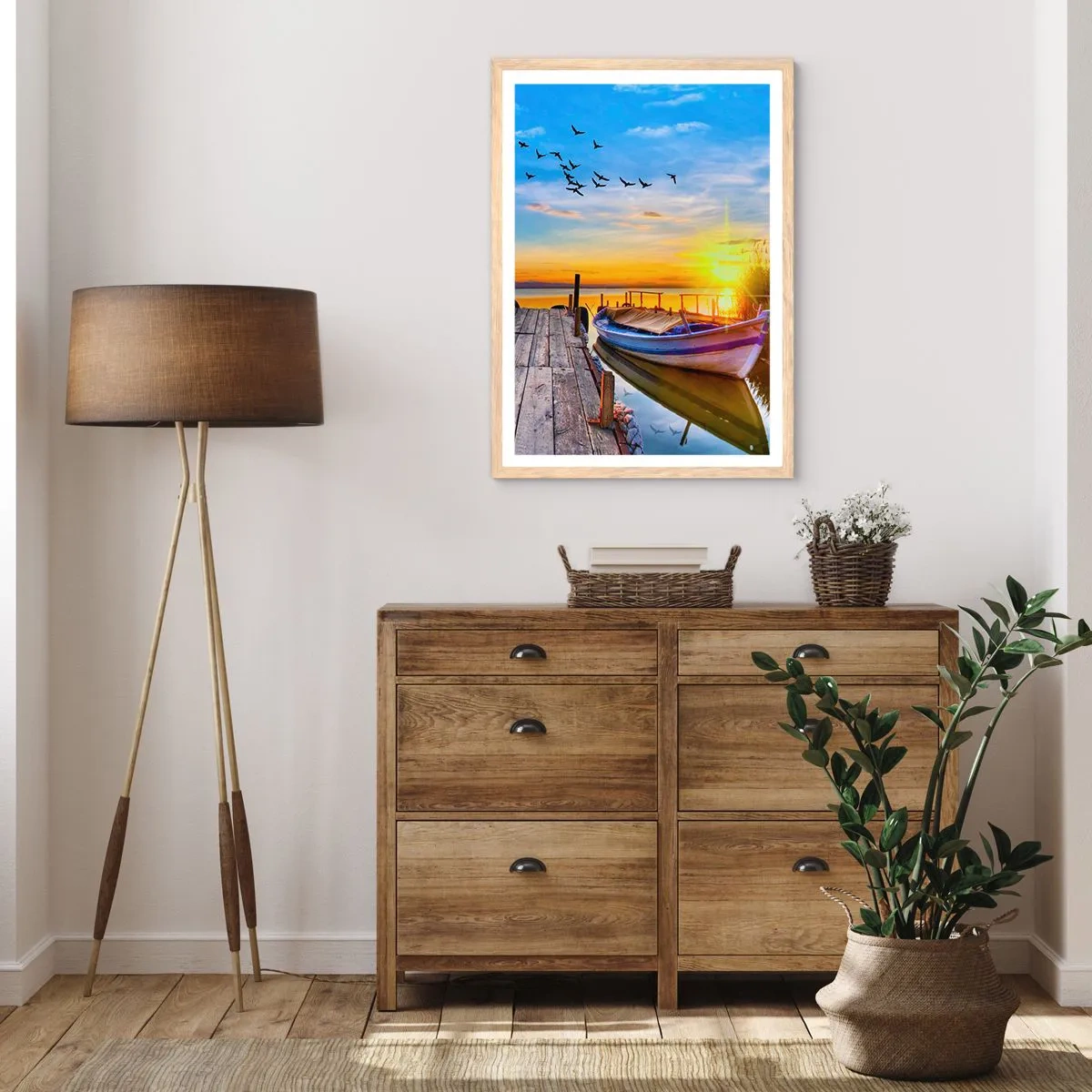 Plakat w ramie jasny dąb - Do widzenia, do jutra - 50x70 cm