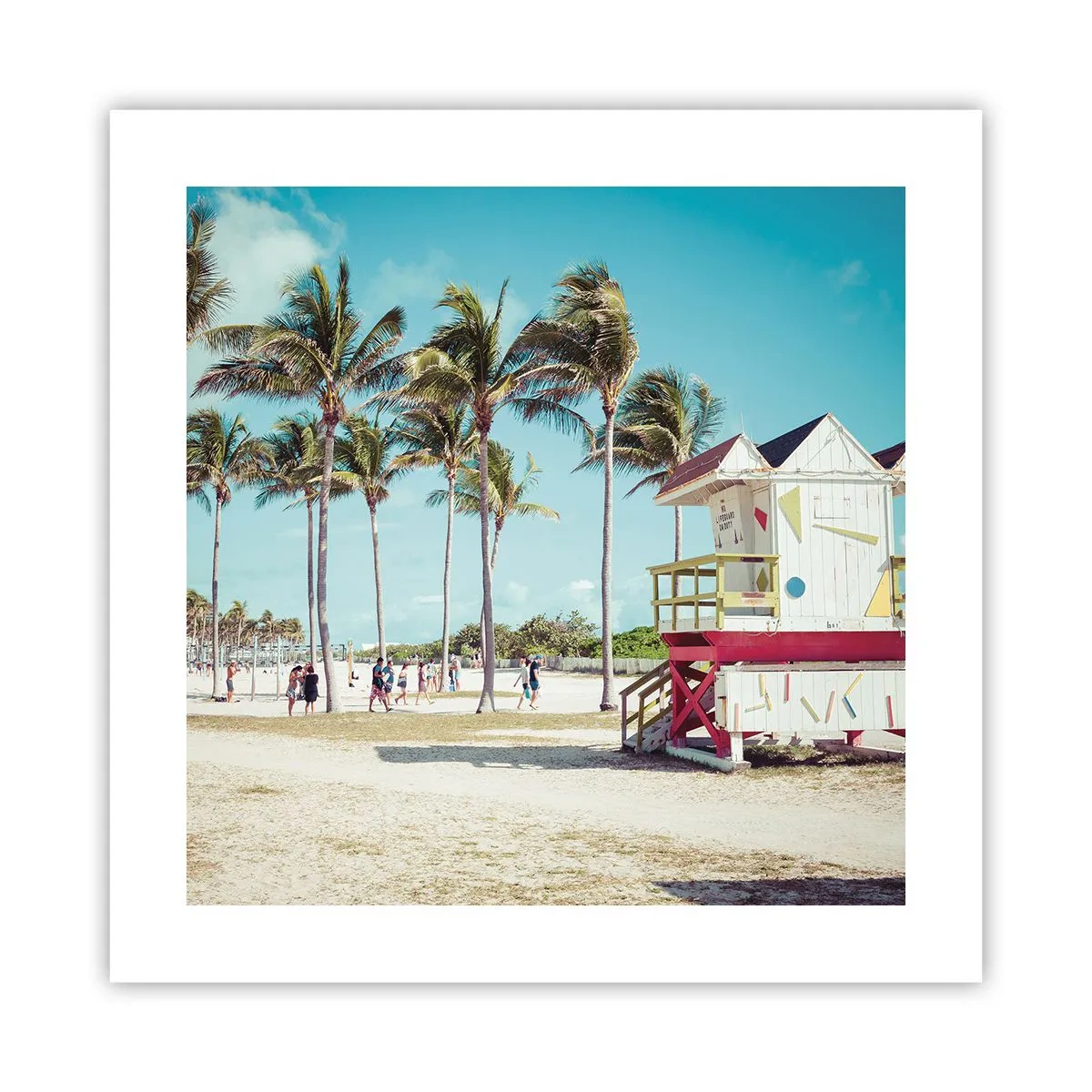 Plakat - Przed tobą piękny dzień - 40x40 cm