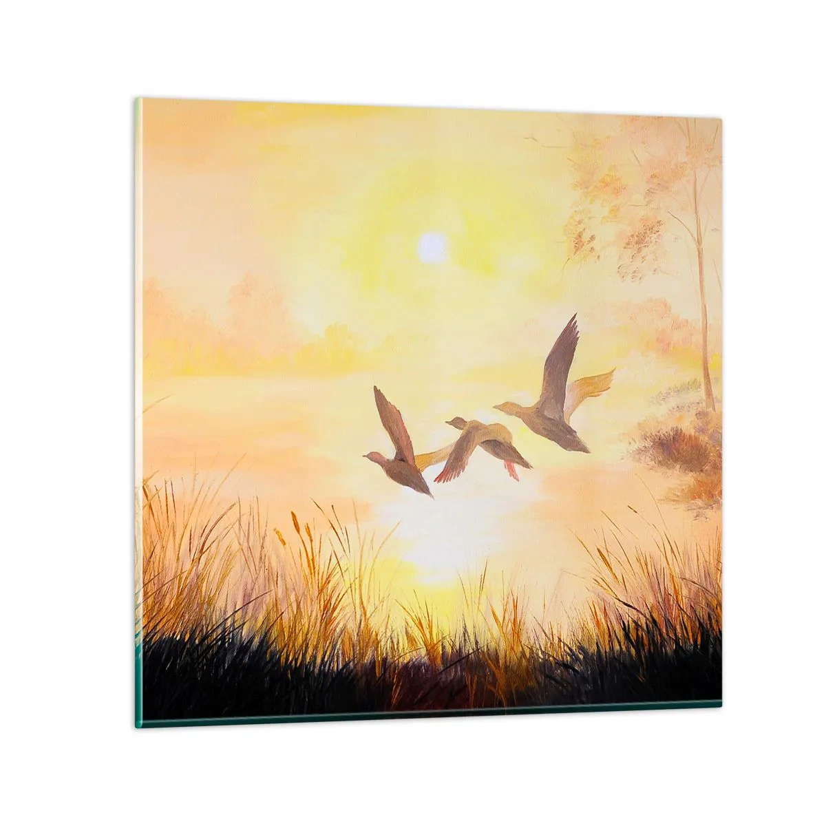 Obraz na szkle - Początek dalekiej podróży - 30x30 cm