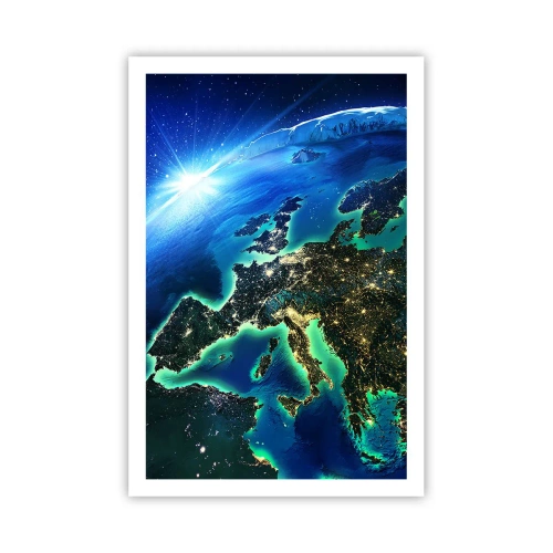 Plakat - Roziskrzona Europa - 61x91 cm