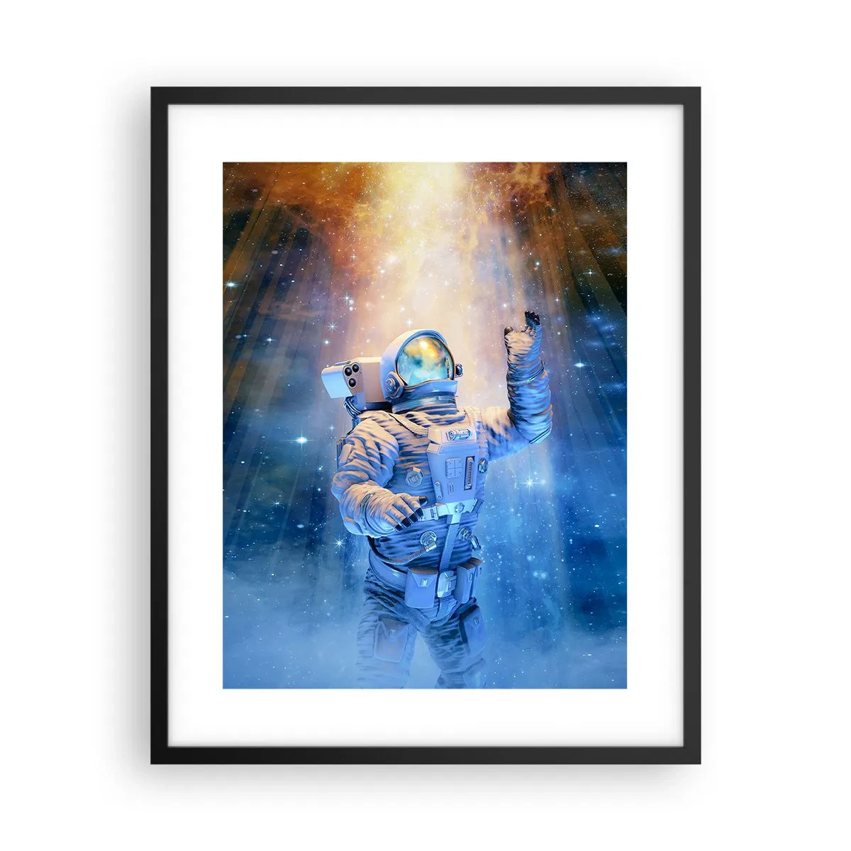 Plakat w czarnej ramie - Wreszcie u celu - 40x50 cm