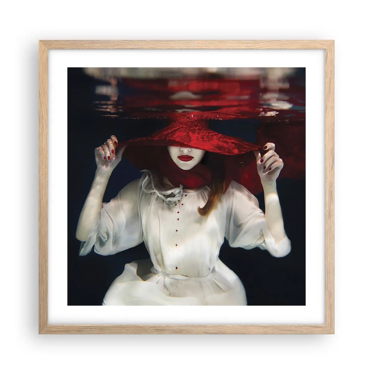 Plakat w ramie jasny dąb - Dziwożona - 50x50 cm