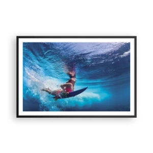 Plakat w czarnej ramie - Głębia radości - 91x61 cm