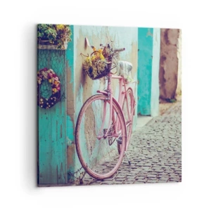 Obraz na płótnie - Zaraz wracam - 50x50 cm