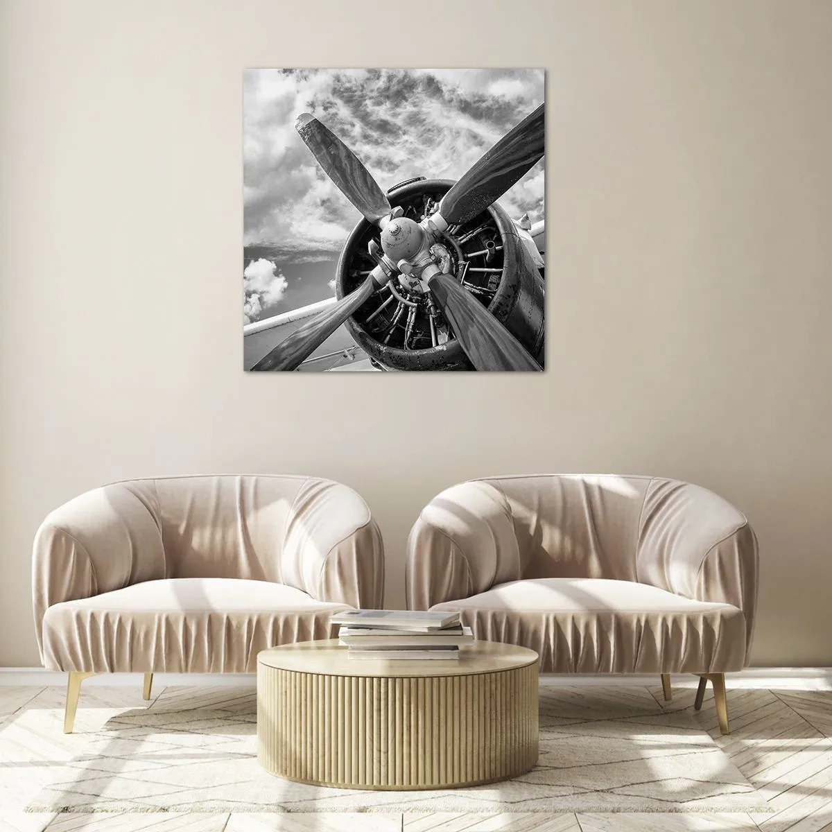 Obraz na szkle - Pogromca przestworzy - 30x30 cm