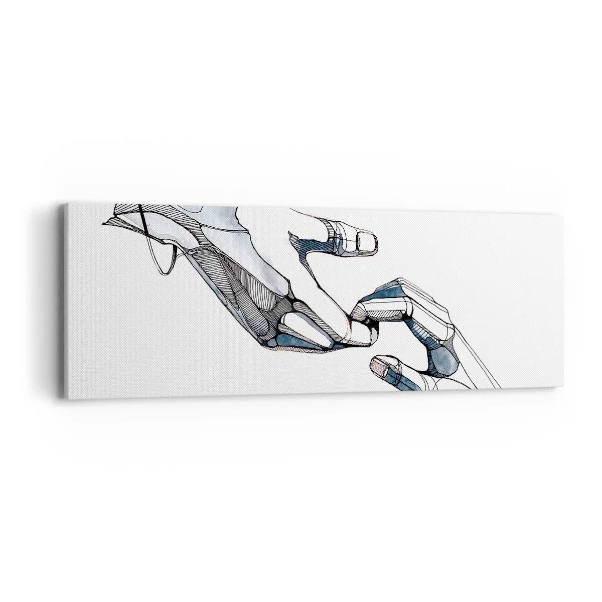 Obraz na płótnie - Dobry gest - 90x30 cm