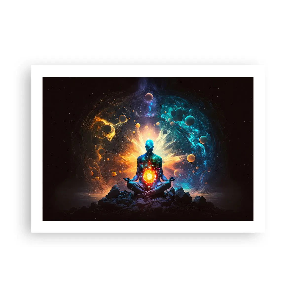 Plakat - Kosmiczny spokój - 70x50 cm