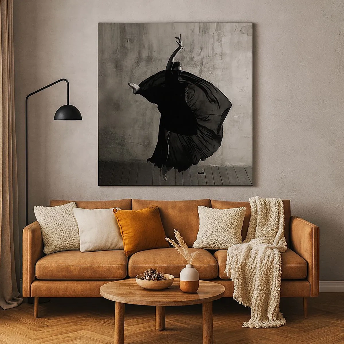 Obraz na płótnie - Pełne pasji pas - 30x30 cm