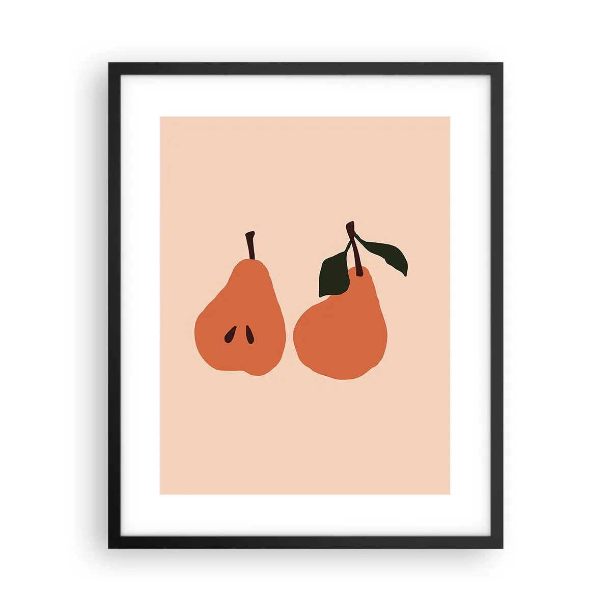 Plakat w czarnej ramie - Sama słodycz - 40x50 cm