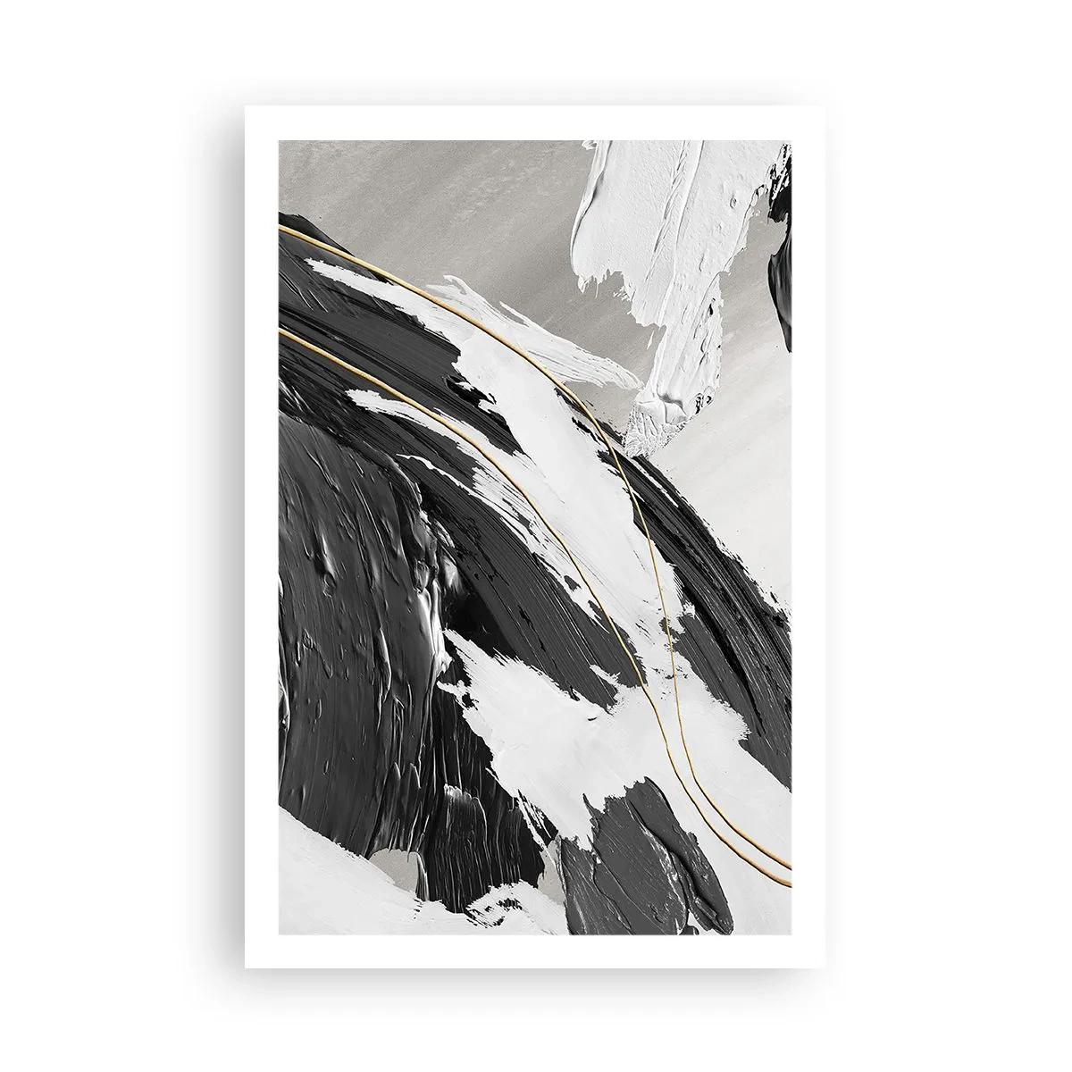 Plakat - Abstrakcja z rozmachem - 61x91 cm