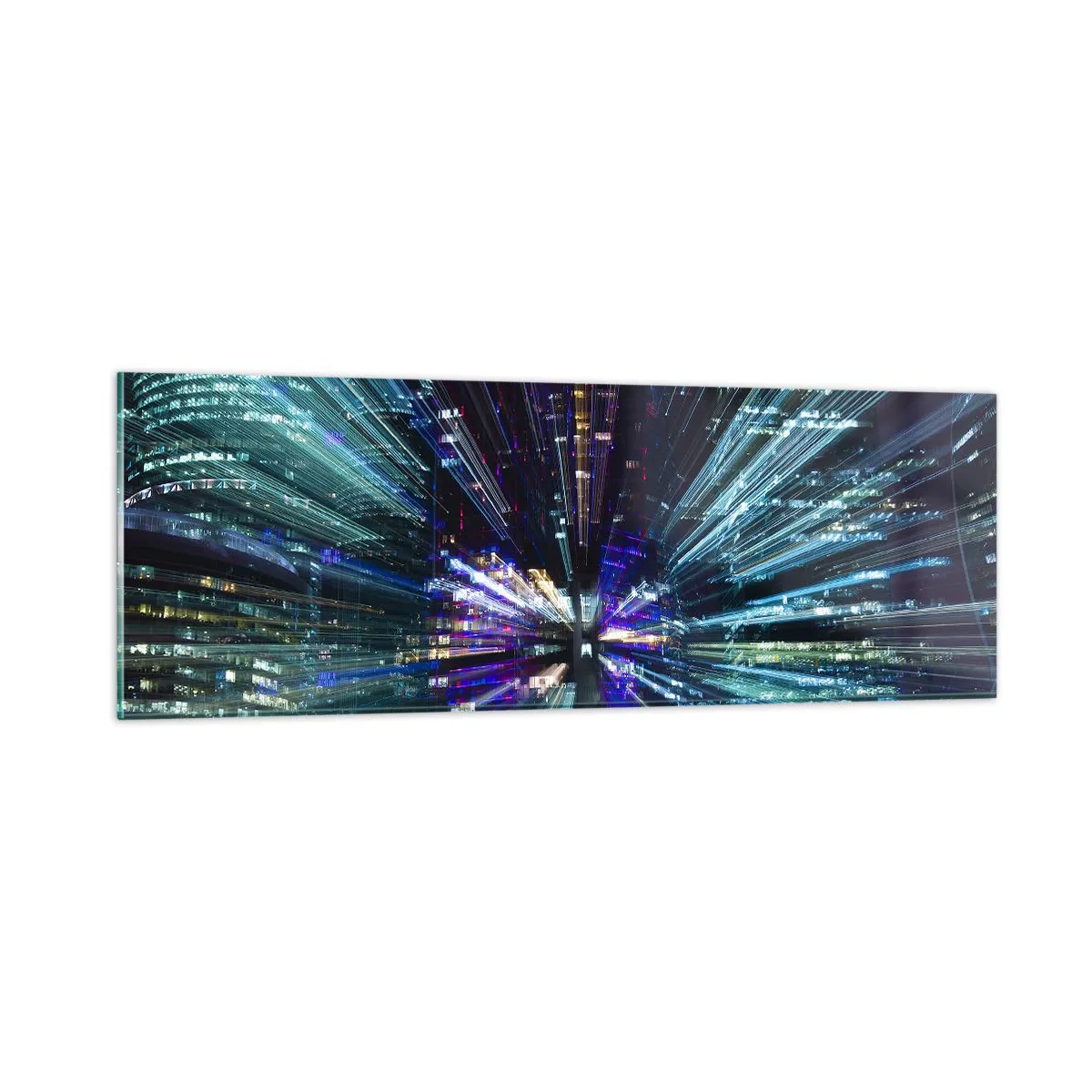 Obraz na szkle - Przejście w nadprzestrzeń - 90x30 cm