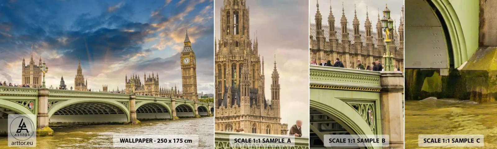 Fototapeta Próbka Standard Eco - Czas stanął w Imperium - Miasto, Londyn, Architektura - 100x30 cm