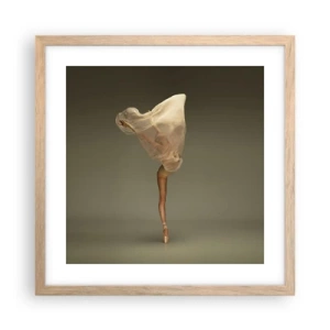 Plakat w ramie jasny dąb - Zaraz wzleci - 40x40 cm