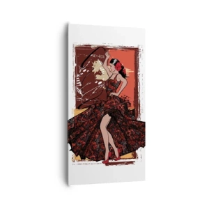 Obraz na płótnie - W rytmie serca - 65x120 cm