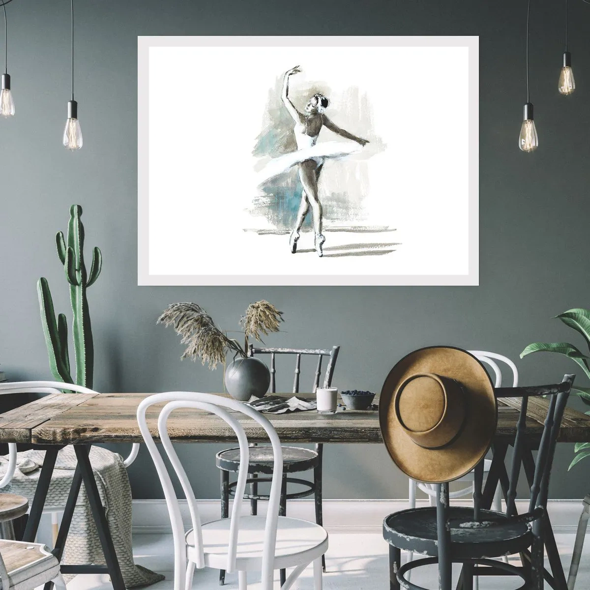 Plakat - Zaklęta w łabędzia - 70x50 cm