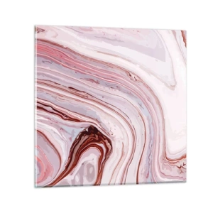 Obraz na szkle - Prosto, potem w prawo na dół - 70x70 cm