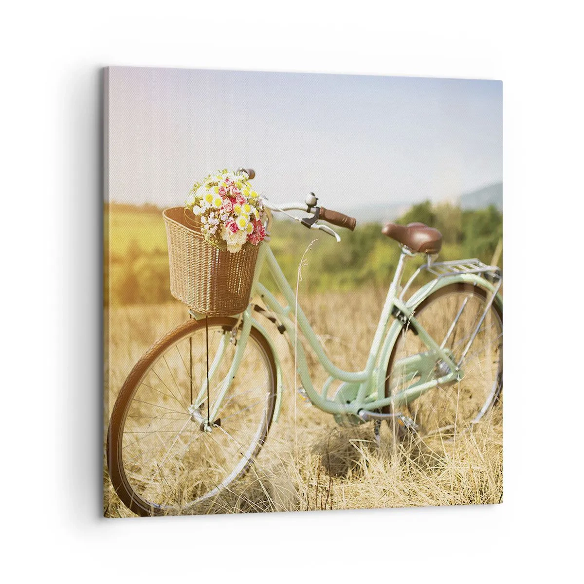 Obraz na płótnie - Zostanę tu chwilę - 60x60 cm