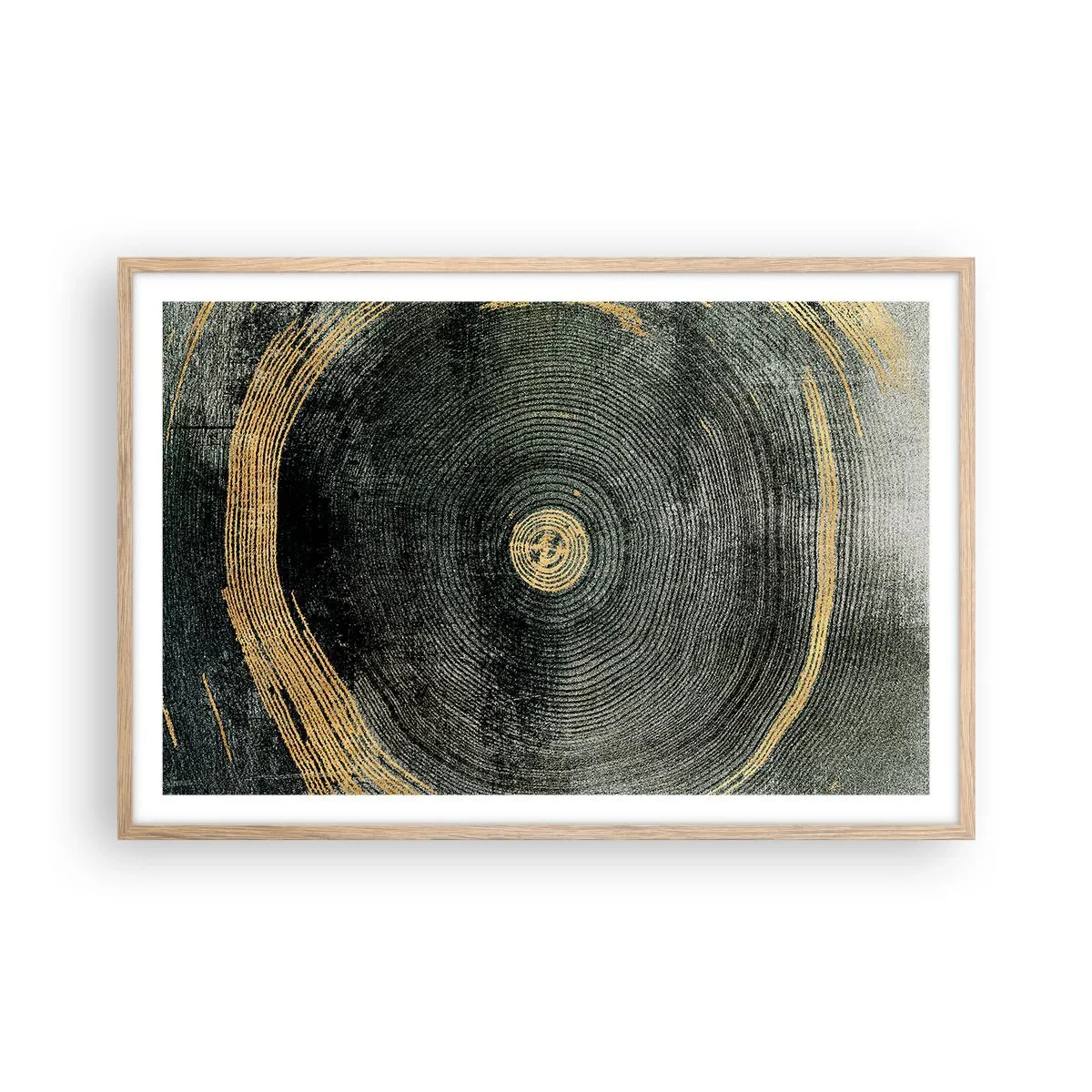 Plakat w ramie jasny dąb - Zmiana i trwanie - 91x61 cm